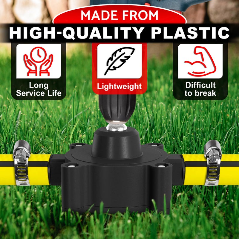 LEGLO Portable Electric Drill Pump for Water and Liquid Transfer - Self-Priming Hand Pump | Durable, Compact and Lightweight Design, Easy to Install and Use | Versatile for Home and Outdoor Applications - Image 3
